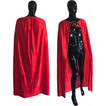 Plášť na kolo Plášť Červená Superhrdiny Dlouhá 160 cm. Kostým Supermana, Supergirl, Supermana