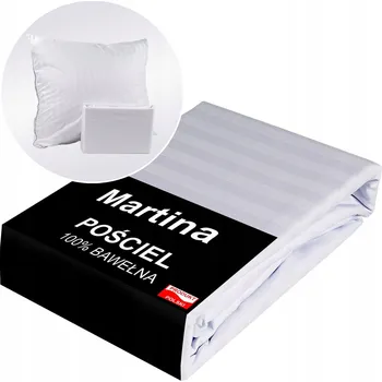 Povlečení Povlečení 160x200 Hotel Damašek Sada BÍLÁ 100% Bavlna 3dílná