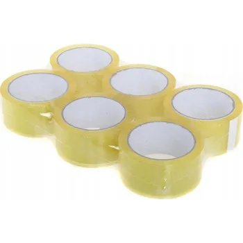 Balicí páska Smart transparentní šířka 48 mm délka 45 m 6 ks