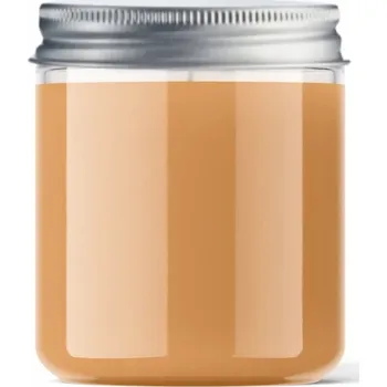 Dóza na potraviny Průhledná nádoba na odlévání svíček 120 ml s hliníkovým víčkem