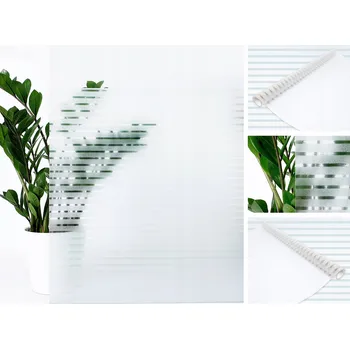 Tapeta Statická fólie na okna Fólie okenní s motivem LEDOVÉ PRUHY, role 45x150 cm