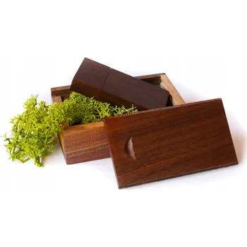 USB flash disk Dřevěný USB flash disk MemoRabbit 16 GB USB 2.0, hnědý