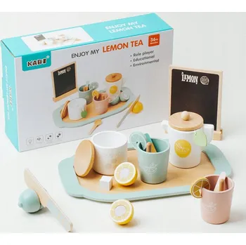 Dřevěná hračka Dřevěná sada limonády limonáda pro děti Sada XXL