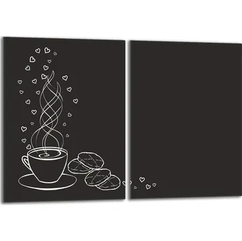 Kuchyňské prkénko Krájecí deska TMK ArtDeko sklo 2 ks