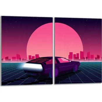 Kuchyňské prkénko Krájecí deska TMK ArtDeko sklo 2 ks