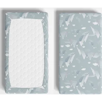 Prostěradlo PROSTĚRADLO BAVLNĚNÝ SATÉN 100% S GUMOU DO POSTÝLKY 60x120 - FERETTI