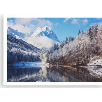 Obraz Plakát na zeď bez rámu 100x70 zima foto-obraz plakáty do obýváku ložnice