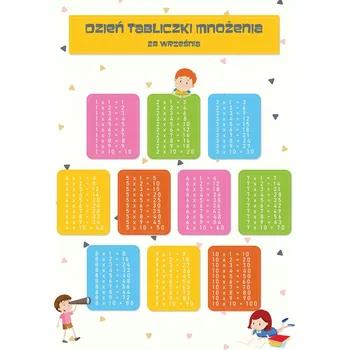 Obraz Plakát Den Násobilky plakát bez rámu 50 x 70 cm