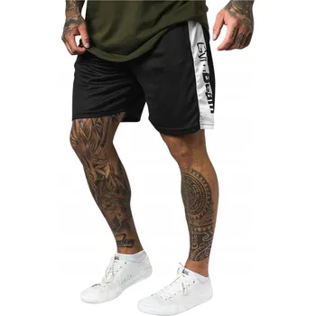 Pánské kraťasy Šortky Vertical Black M - GymBeam