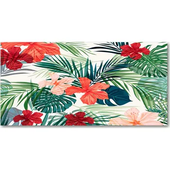 Obraz Panel do kuchyně Tropické květy 100x50 cm + LEPIDLO