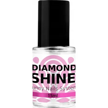 Lak na nehty SUNNY NAILS Diamond Shine Top LAK NA NEHTY S DIAMANTOVÝM LESKEM - UVRZUJÍCÍ A ZLEŠUJÍCÍ VZHLED 15 ml