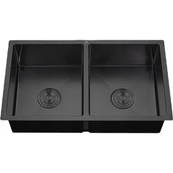 Nerezový dřez Ocelový dřez PVD Grafit 80x45 cm