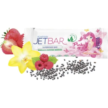 Eurona Vanilka & lesní plody Bohemian jetbar 42 g (Rychlá svačinka pro zdravé mlsání)