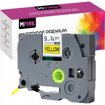 Pásek do tiskárny Páska do Brother TZ-B621 9mm Černá na Žluté - Prémiová Kvalita