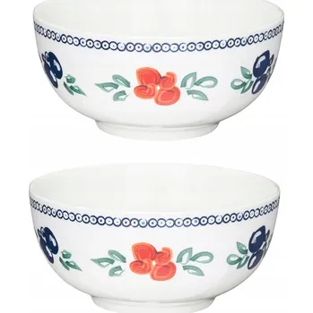 SALÁTOVÁ MISKA 2x 14 cm FOLKLOR Mísy/Salátové misky 2 ks, 14 cm, FOLKLOR – na snídani, polévku, cereálie, jídlo, dezerty