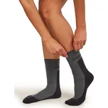 Dámské merino turistické ponožky ICEBREAKER Wmns Hike+ Medium Crew, Obsidian/Black velikost: 38-40 (M)