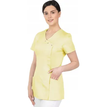 Dámské sako 48 DÁMSKÝ ZDRAVOTNICKÝ KOSMETICKÝ PLÁŠŤ HALENA 363B NA PATENTKY