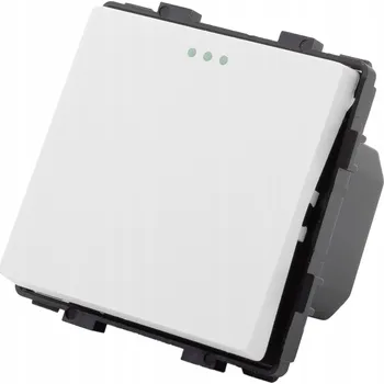 vypínač Modul Spínač Zapínač Vypínač Světla Jednoduchý Bílý LUUNA