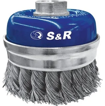 Drátěný kartáč Drátěný hrncový kartáč přímý S&R 100mm