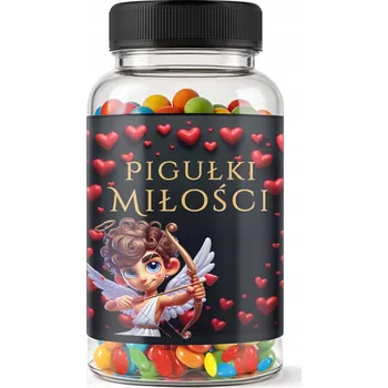 Vrták DÁREK K VALENTÝNU PRO PŘÍTELKYNI ŽENY, MANŽELKY, PŘÍTELE, PASTILKY LÁSKY