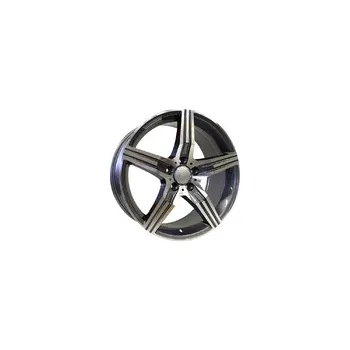 Alu kolo HRS BK869 Racing line 9,5x18 5x112 ET40.00 šedivá + leštění