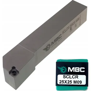 Pracovní nůž Soustružnický Nůž SCLCR 2525 M09 MBC s břitovou destičkou CCMT 09T3