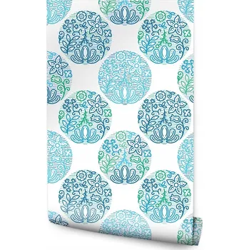 Fototapeta Tapeta Tyrkysová Rostlinná /570992860