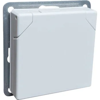 Elektrická zásuvka N & L 41243 1 ks Zásuvka s víčkem bílá 1 ks