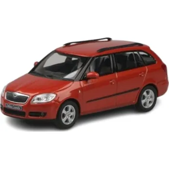 Plastikový model Abrex Škoda Fabia II Combi (2007) - Oranžová Tangerine Metalíza