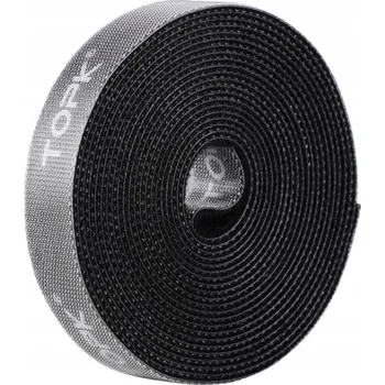 kabelová chránička Organizér kabelů na suchý zip, pásek 3M, 3 metry TOPK J01 černý