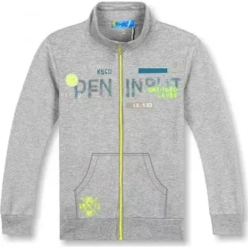 Chlapecké oblečení Dětská mikina KUGO M8056 šedá vel.164