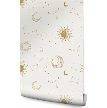 Fototapeta Tapeta na zeď MĚSÍCE Slunce Hvězdy Boho Styl