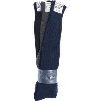 Pánské ponožky 3 páry Podkolenky silné teplé dlouhé 41-43