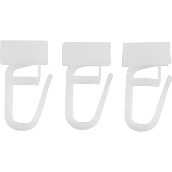 Příslušenství pro garnýž Dekodum Háčky s jezdcem pro stropní kolejnice - 10 kusů