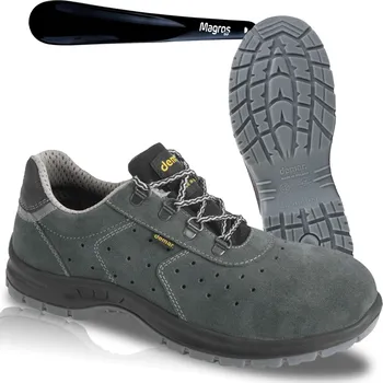 Pracovní obuv Ochranná pracovní obuv Polobotky Pánské Velurová kůže DEMAR ALTER S1 SRC vel.48