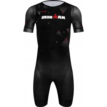 Moto oblečení Pánský triatlonový kombinéza Quest The Fastest GVT IRONMAN černá M