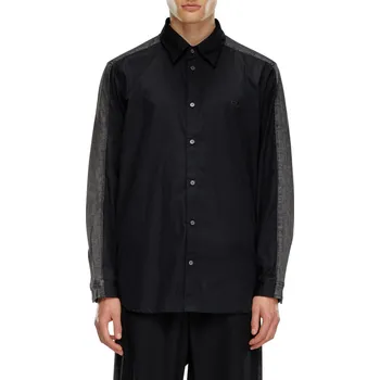 Pánská košile KOŠILE DIESEL S-SIMPLY-DNM SHIRT BLACK 1