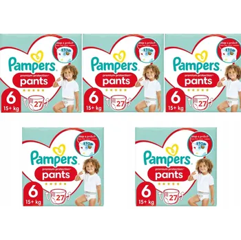 Plenkové kalhoty Plenkové Kalhotky Pampers Premium Protection Velikost 6 134 ks