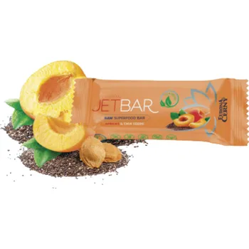 Eurona RAW Meruňka & chia semínka Bohemian jetbar 42 g (Rychlá svačinka pro zdravé mlsání)