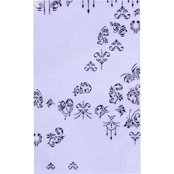 Samolepky na Zdobení Nehtů Tenké Samolepící Vzory Ornamenty F566