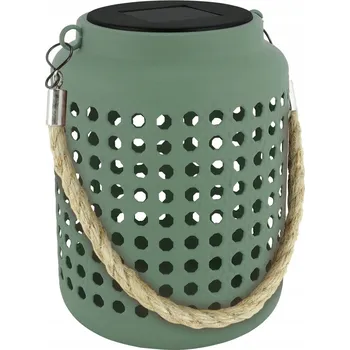 Venkovní osvětlení SOLÁRNÍ LAMPION LED DEKORATIVNÍ SVĚTLO NA TERASU S DRŽÁKEM, STUDENÁ BÍLÁ