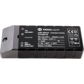 Transformátor Deko Light Basic CC napájecí zdroj pro LED konstantní proud 18 W 350 mA 2 - 52 V 1 ks