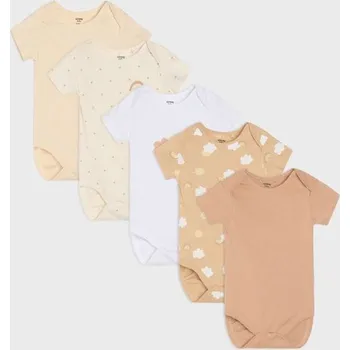 Dětská móda Sinsay - Sada 5&nbsp;body - bílá - 221DJ-00X - 221DJ-00X-98