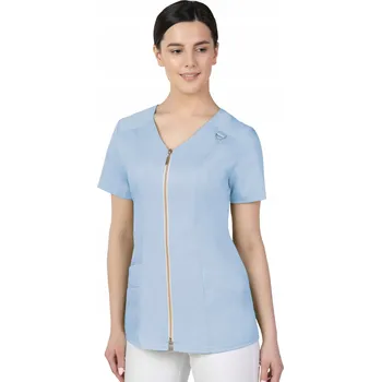 Zdravotnický oděv 46 DÁMSKÁ ZDRAVOTNICKÁ HALENA NA ZIP kosmetická zástěra 379
