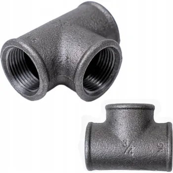 Fitinka SVIS Trade 012.FC.130.025 litinové T-rozdělovač černé 1"