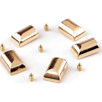 Zip Koncovka na zip 5 kusů - 4 zlatá klasik