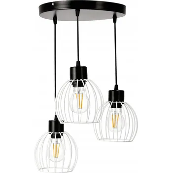 Żyrandol LED Lampa Wisząca DRÁTĚNÁ KOULE 3XE27+