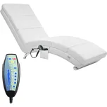 Deuba Lenoška London s masážní a topnou funkcí - bílá