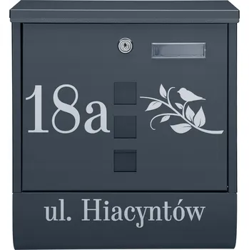 Poštovní schránka Poštovní schránka euroschránka, vhoz M-TEC šedá