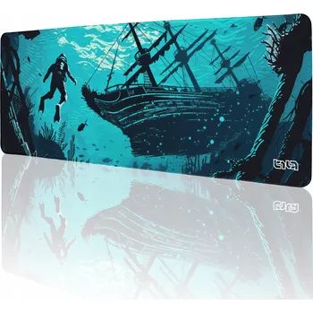 Podložka pod myš HERNÍ PODLOŽKA POD MYŠ Zatopena Perla 80x30 TILT Na stůl XL